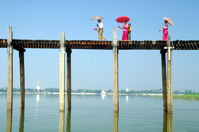 U Bein Br&uuml;cke bei Mandalay